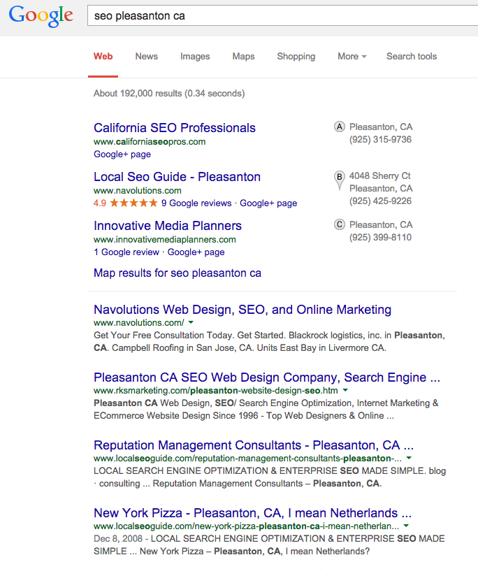 SEO Pleasanton CA 3